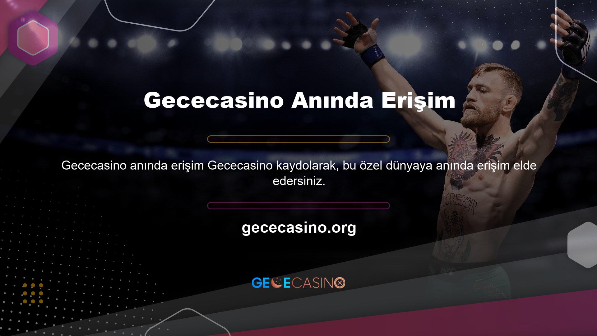 Gececasino en karlı bahis sitesidir ve kullanıcıların sevdiği çeşitli bonuslar sunarlar
